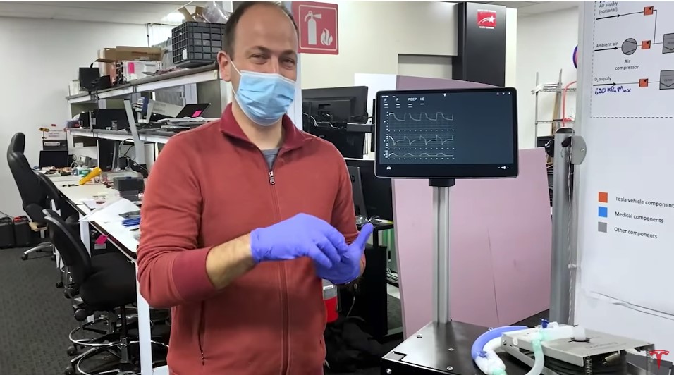 Ковид-19 Криза: Tesla и кислородни апарати преку реорганизација на производството