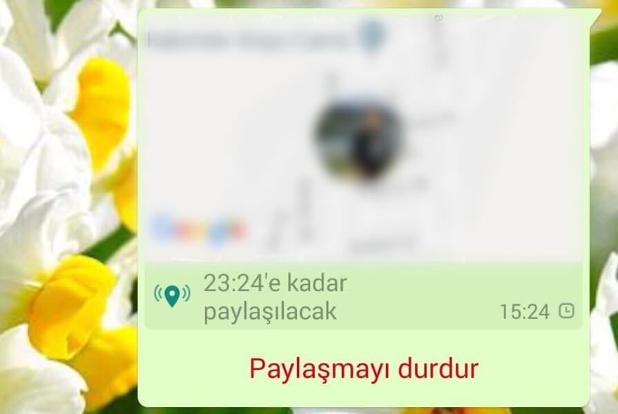 Споделување локација преку Google Maps