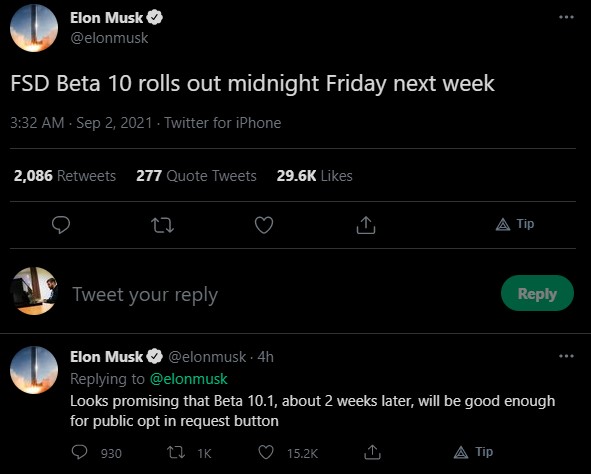 Актуализации и преглед на Потполна Автономна Водење Бета 9.2 и очекувања за Beta 10