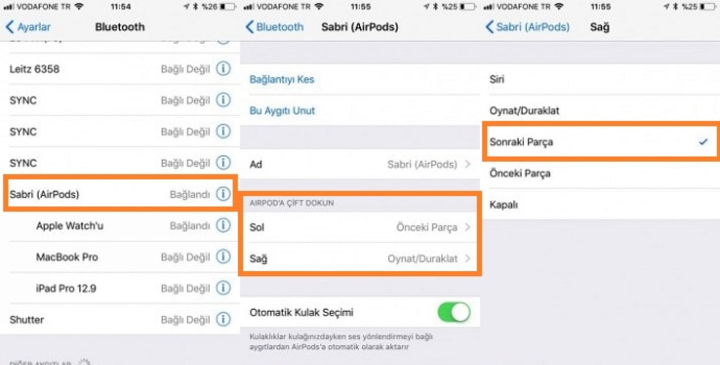 Как да ги смените песните со AirPods верзија iOS 11 и понови: водич за подесување