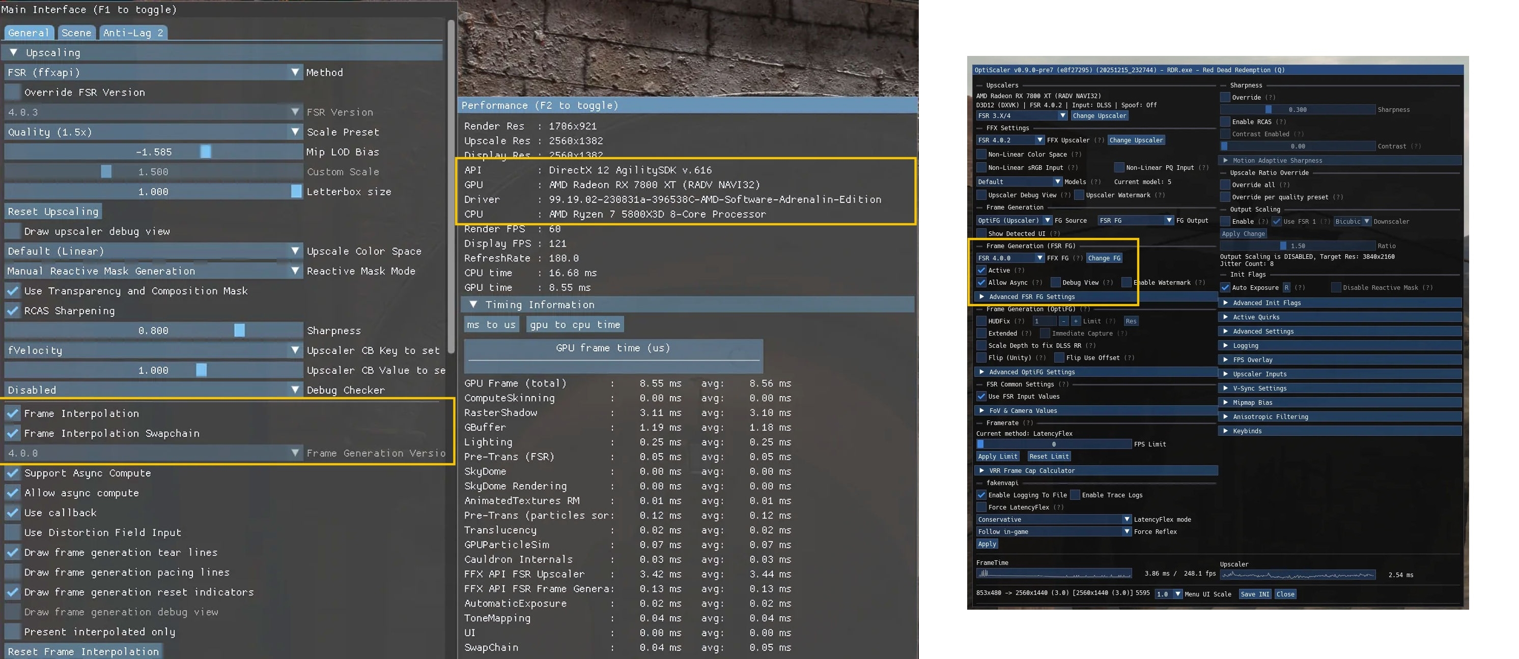 AMD FSR Redstone: Модерно Frame Generation 4 за RDNA 3 и Linux-перформанс во Proton