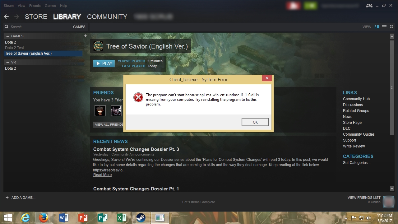 Надградена водич за решавање на грешката api-ms-win-crt-runtime-l1-1-0.dll