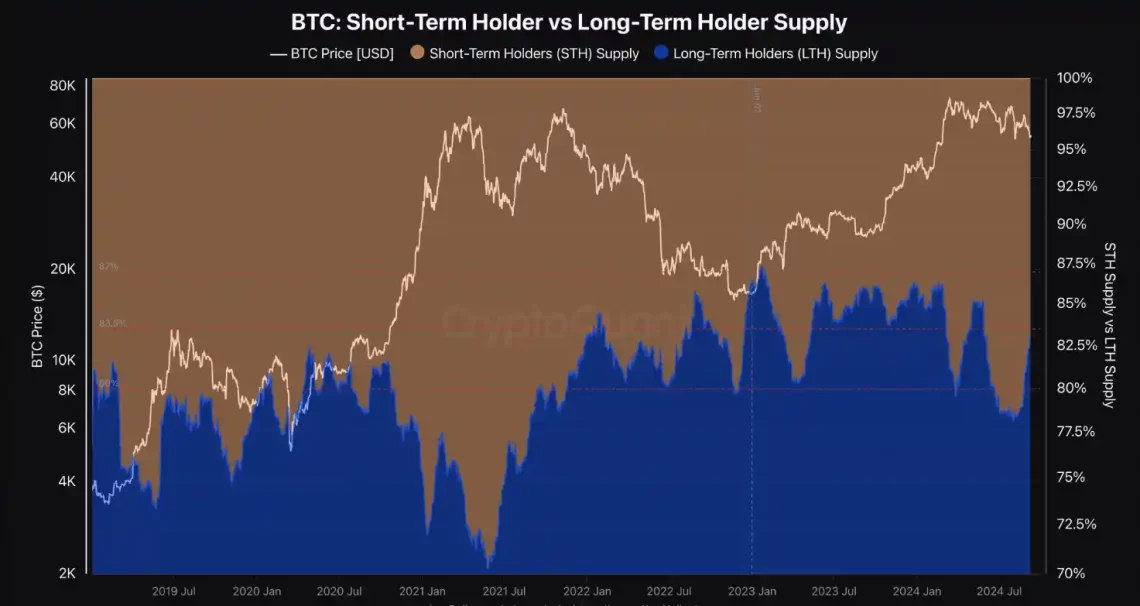 Тековни трендови во BTC пазарот: краткорочни продавци и долгорочна акумулација