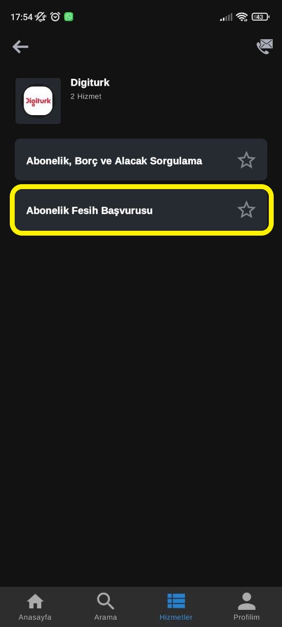 Како да раскинете претплата Digitürk преку е-Влада или преку веб-пријава