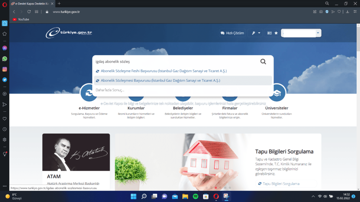Е-Držавата и природниот гас: едноставна процедура за пријава и склучување договор
