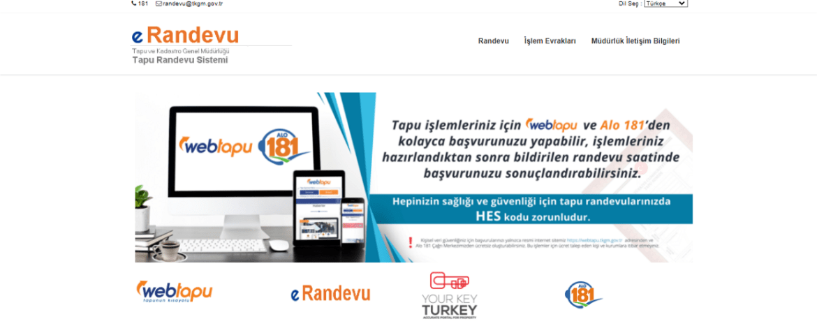 Како да закажете термин за градба на имот преку e-Devlet системот