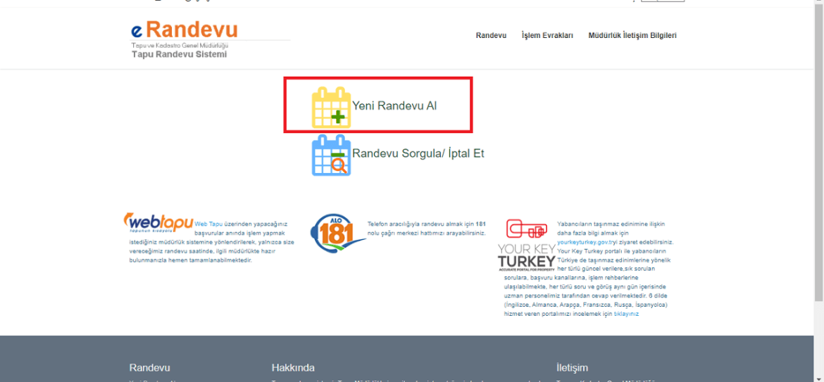 Како да закажете термин за градба на имот преку e-Devlet системот