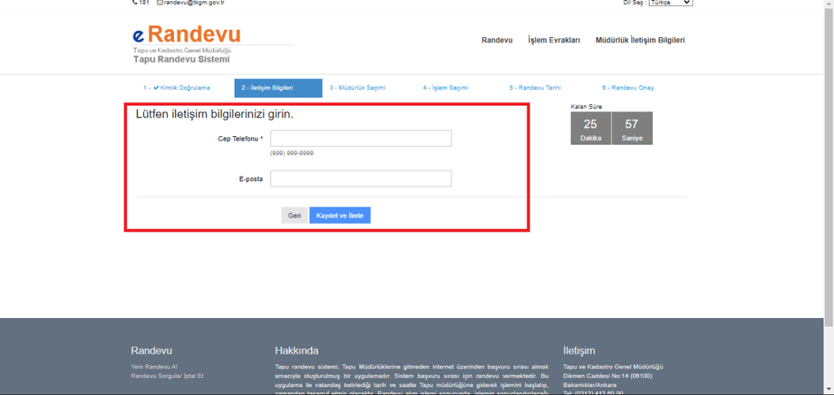 Како да закажете термин за градба на имот преку e-Devlet системот