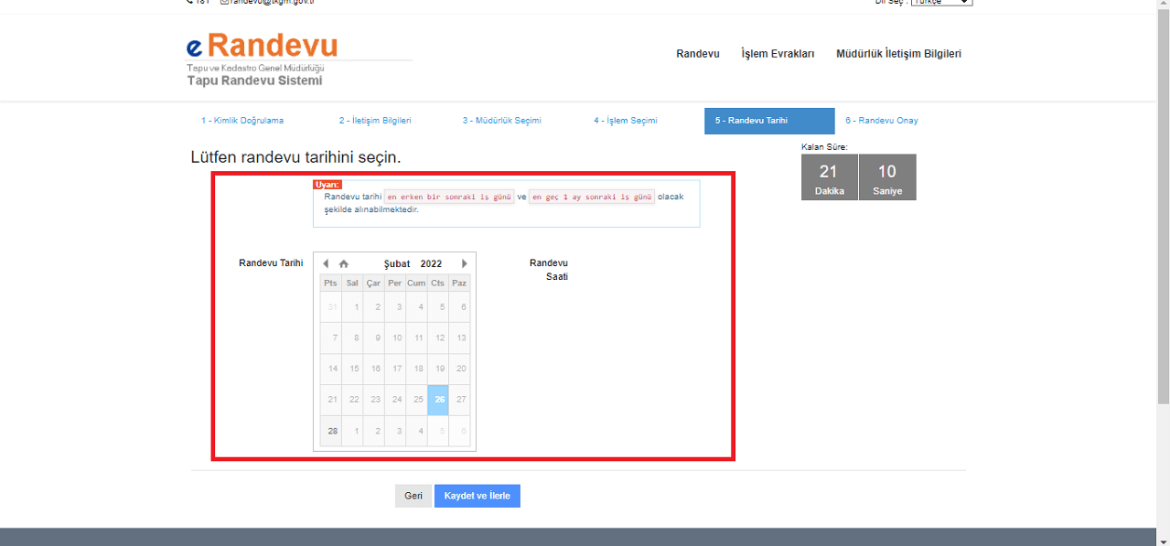 Како да закажете термин за градба на имот преку e-Devlet системот