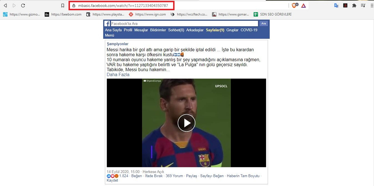 Како без апликации да преземете видеа од Facebook: детално водство