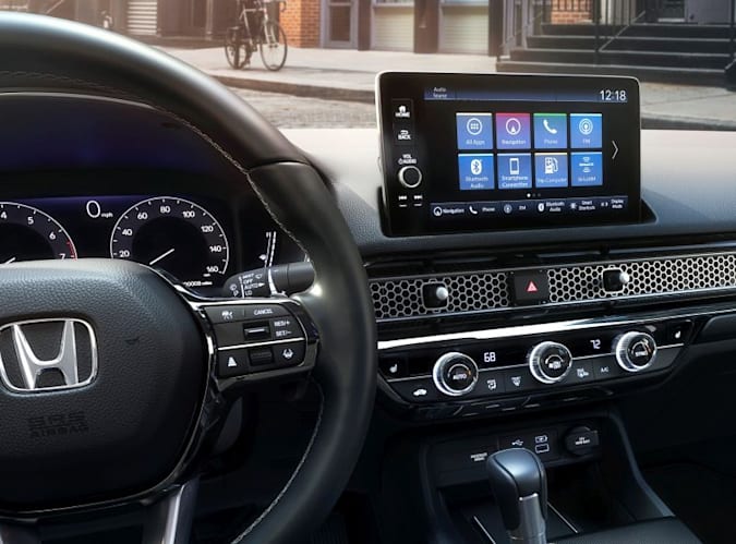 Honda Civic 2022: Android Auto безбедно и подобрено со екран од 9 инчи