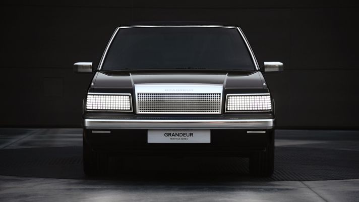 Hyundai Grandeur: Реставриран и електрифициран гигант на 80-тите