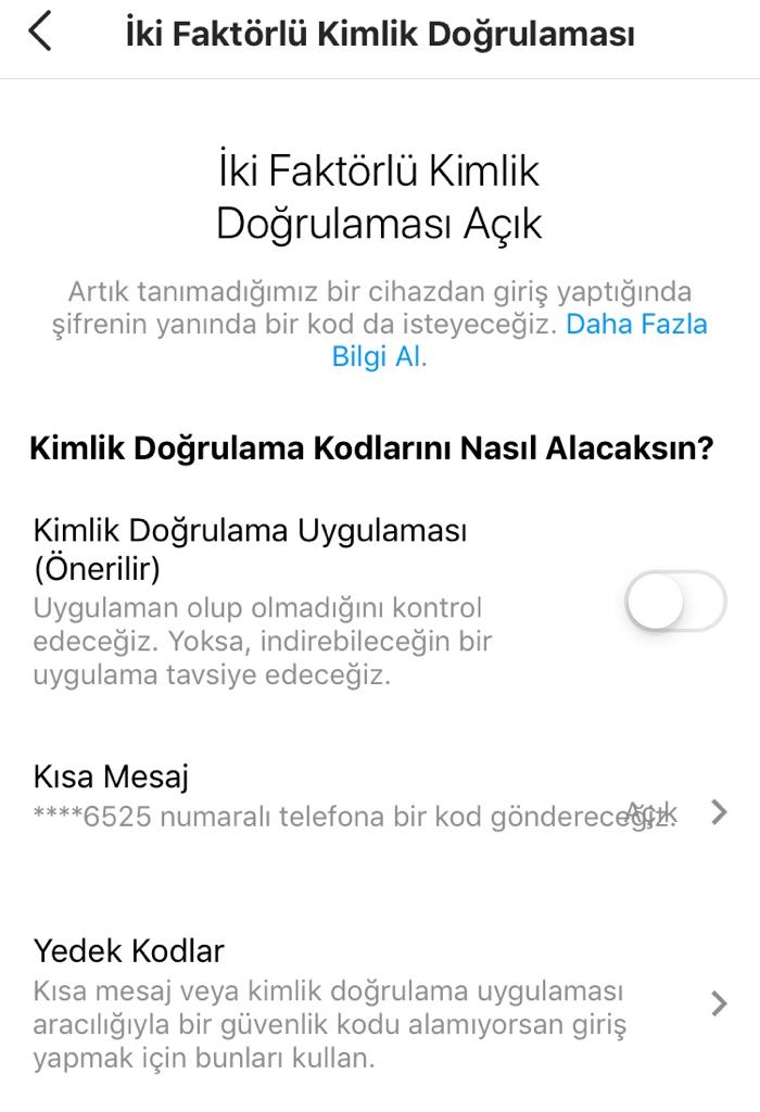 Опоравување на Instagram: безбедносни кодови, двојна автентикација и резервни опции