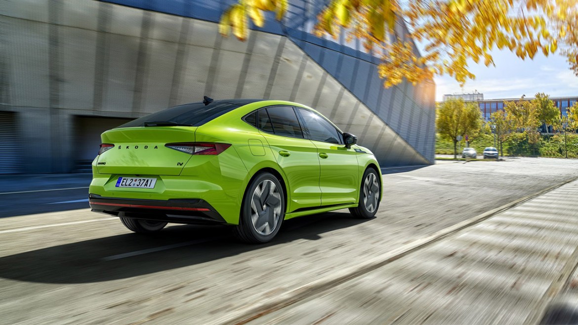 ŠKODA ENYAQ COUPÉ iV: Електричен купе со спортски дух и електрична ефикасност