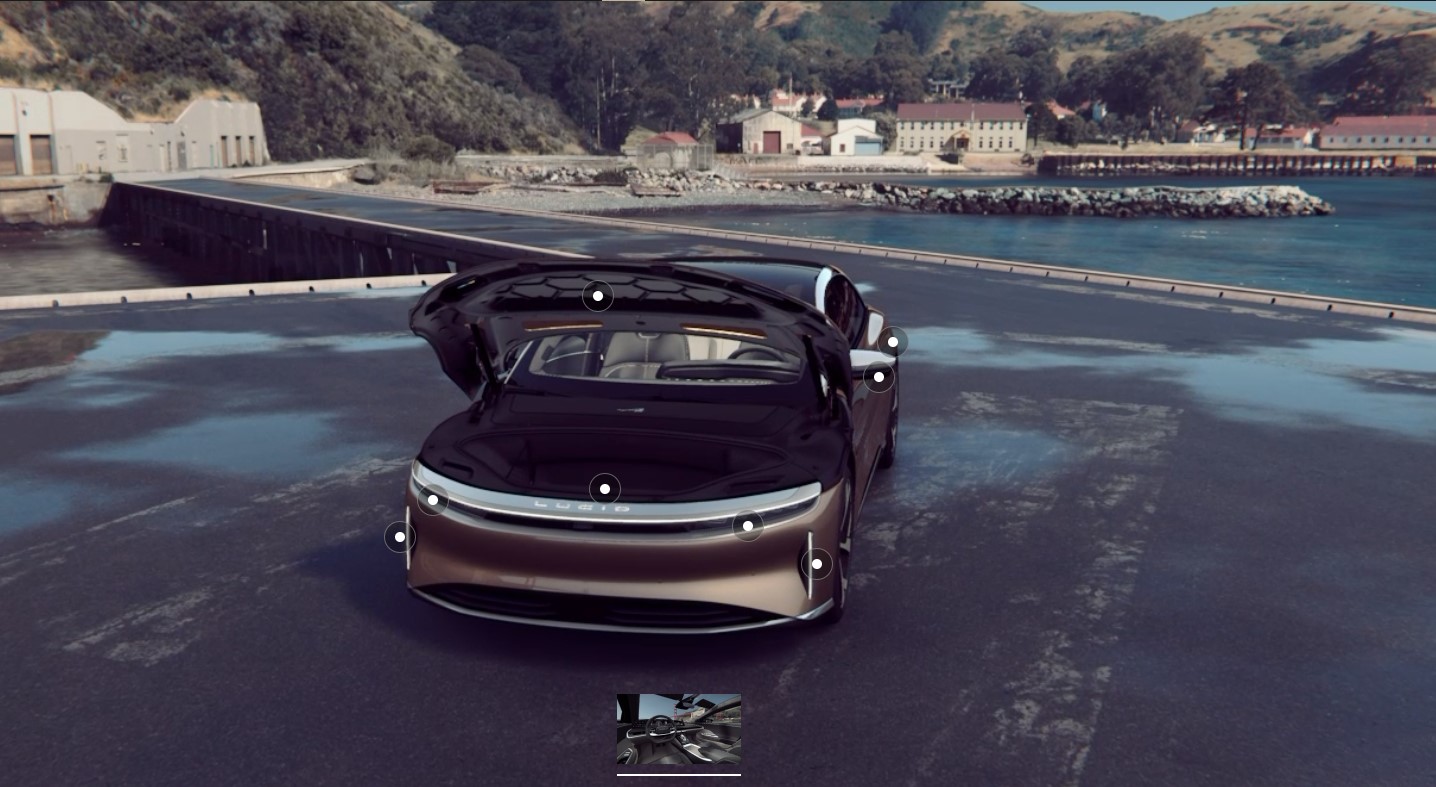 Lucid Air: Конфигурациски системи во VR и новиот стандард во електричните возила