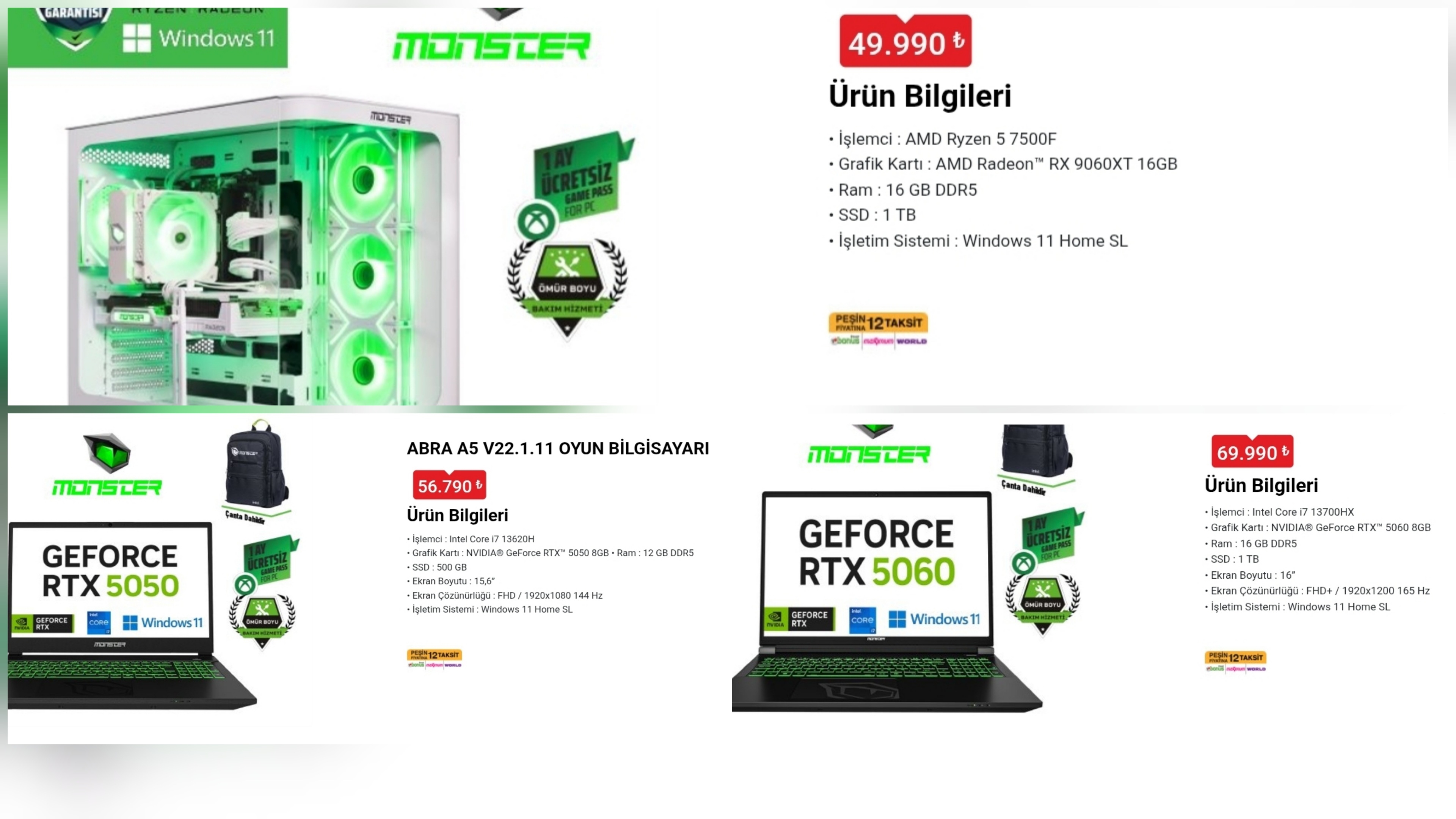 Технолошки каталог на неделата: Геминг компјутери и лаптопи со Monster брендови модели