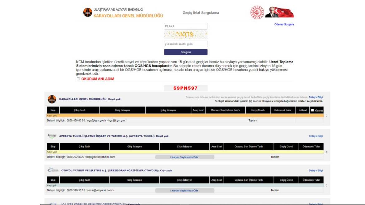 Промени во OGS системот и проверка на салда и прекршоци во Турција