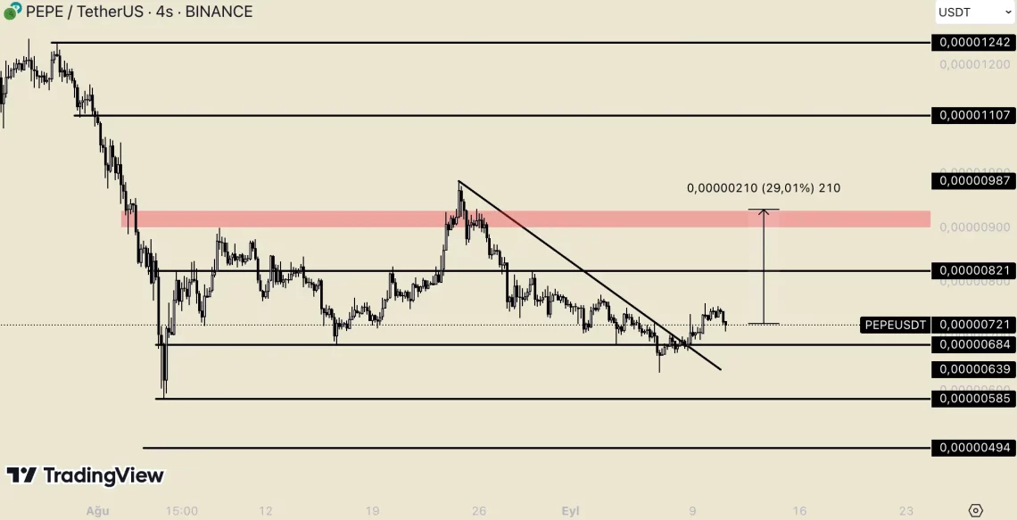 PEPE Memekojn: Како повторно тргнува растот и клучните нивоа за следење