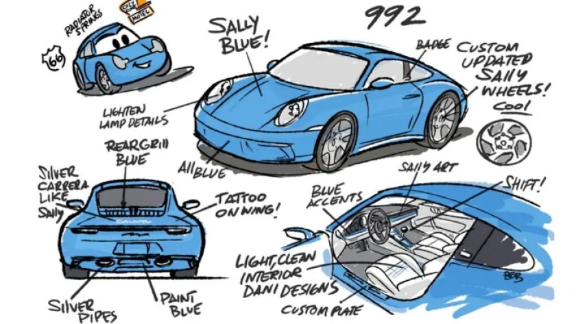 Светска соработка Pixar и Porsche: Sally како симбол на хумано наследство