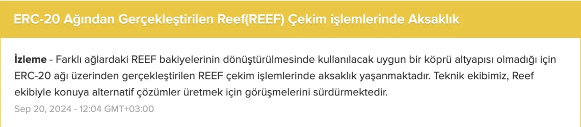 Реакција на Reef: Како повлекувањето преку ERC-20 и недостигот на мост ги раздвоја цените на BSC и ETH
