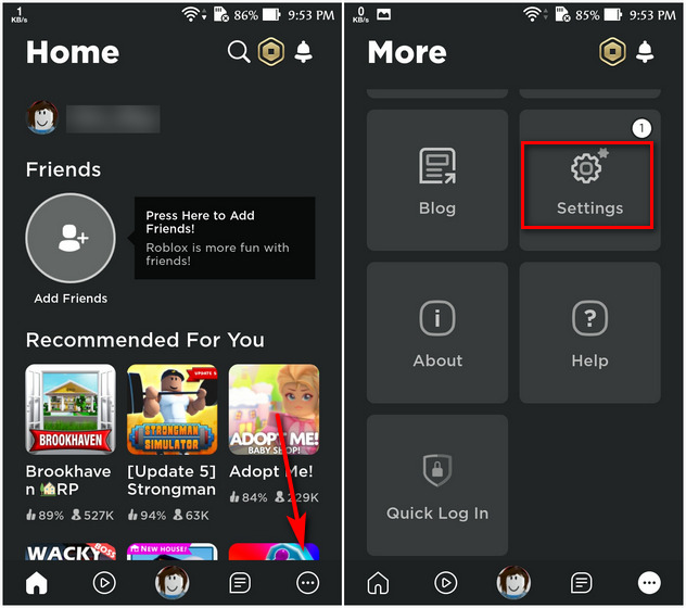 Како да управувате Roblox профилот: бришење, деактивирање и откажување на претплатите