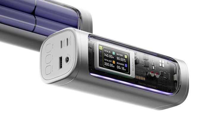 Shargeek 300: Преносна батерија од 300W со цветен дисплеј и RGB светлосна лента