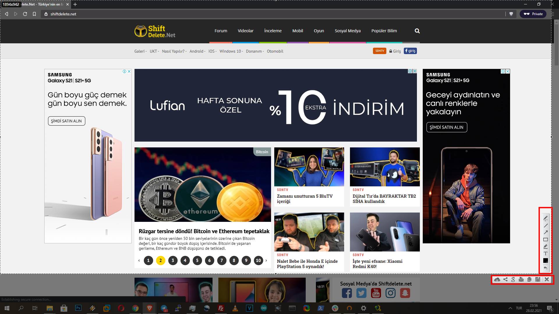 Како да снимате snapshot на екранот во Windows без користење на програми