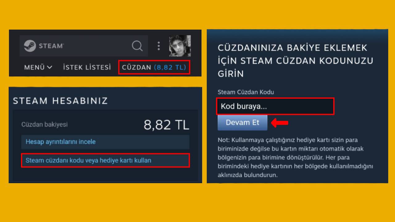 Steam картична кодова подложка: како да ја користите Wallet паричната сума на Steam