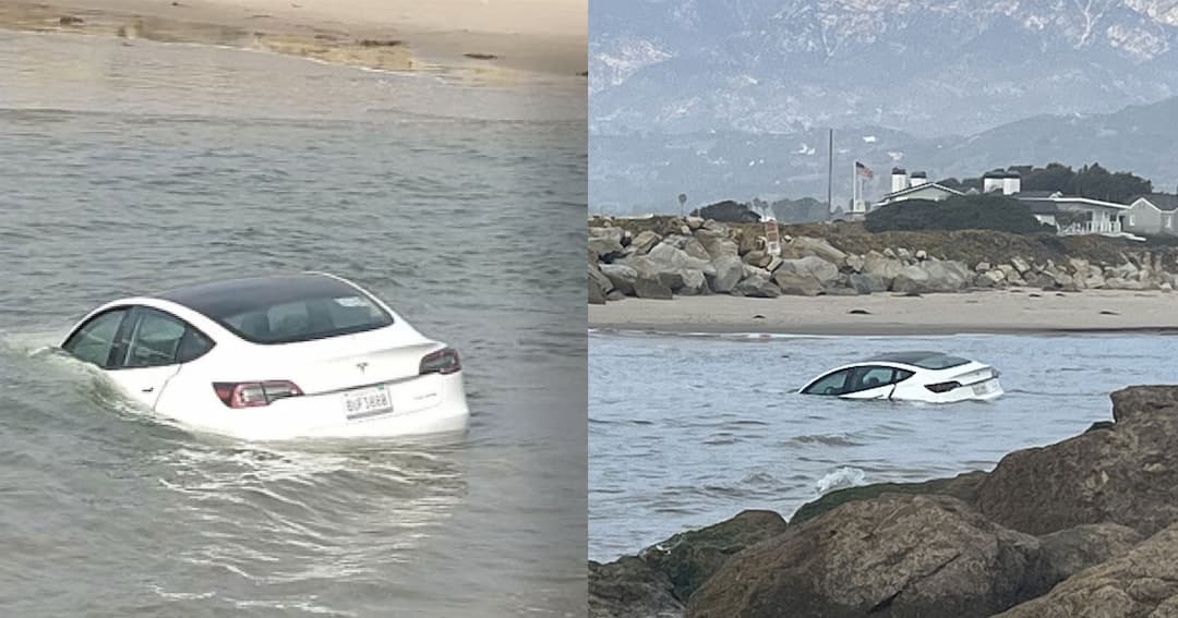 Tesla во Калпинтерија: Инцидент со Model 3 на плажа и нови упатства за возење по песок