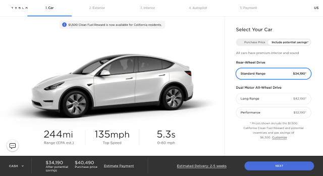 Tesla Model Y: Вести од веб-рангирање и понуди за седум седишта