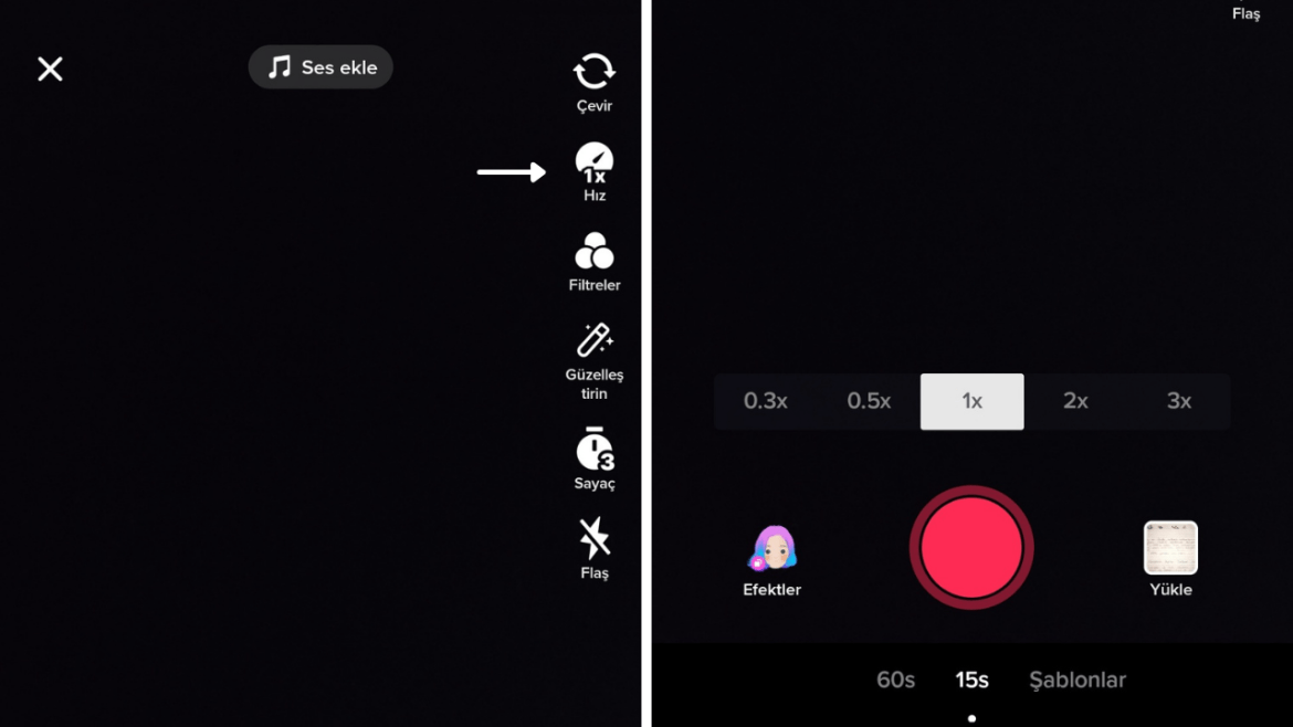 Како да создадете видеа со трепкање на TikTok и да управувате со брзината
