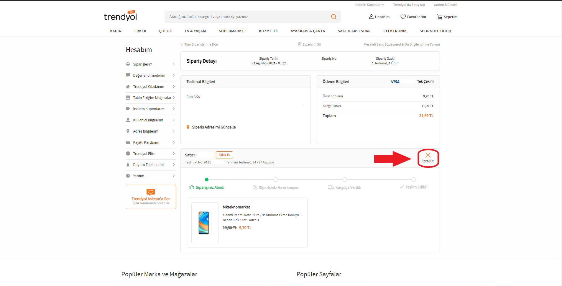 Как да откажете нарачка на Trendyol преку веб-страница и апликација: водич чекор по чекор
