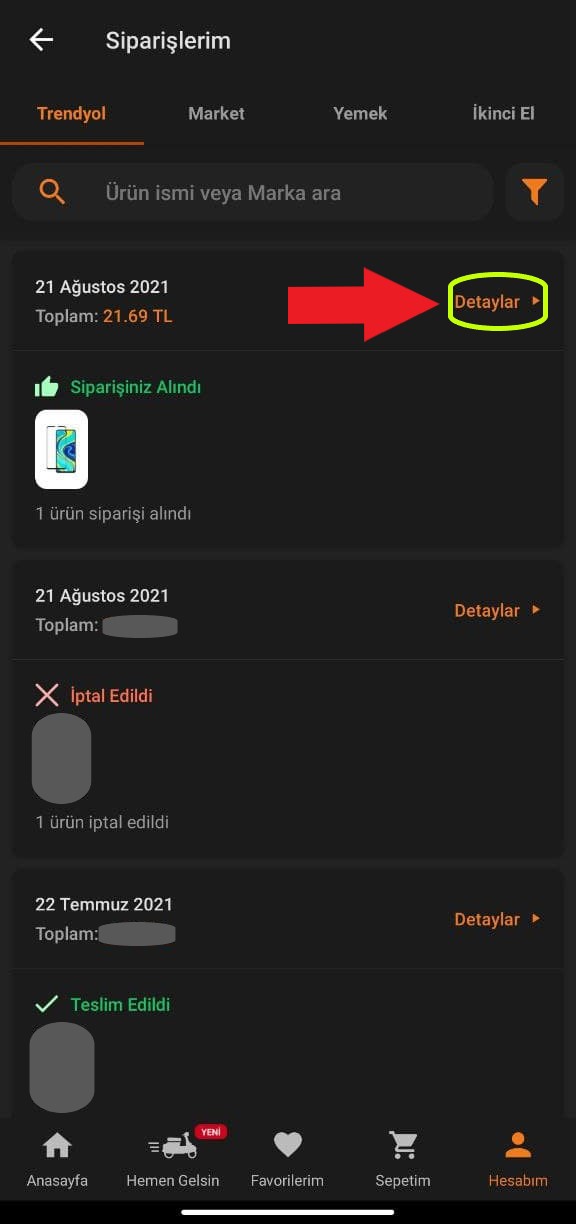 Как да откажете нарачка на Trendyol преку веб-страница и апликација: водич чекор по чекор