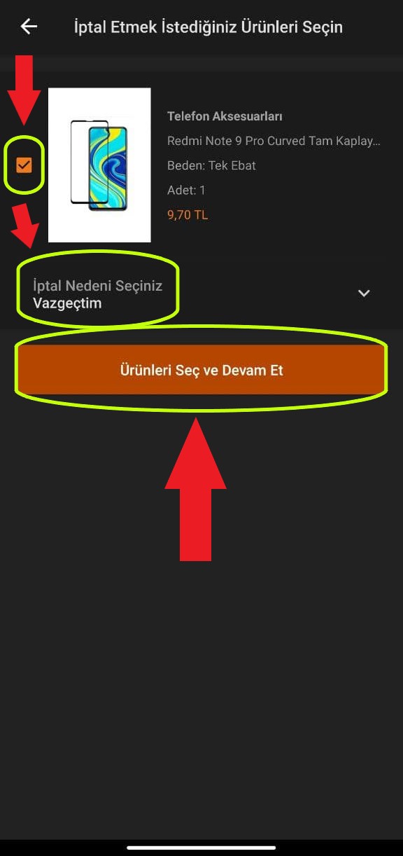 Как да откажете нарачка на Trendyol преку веб-страница и апликација: водич чекор по чекор