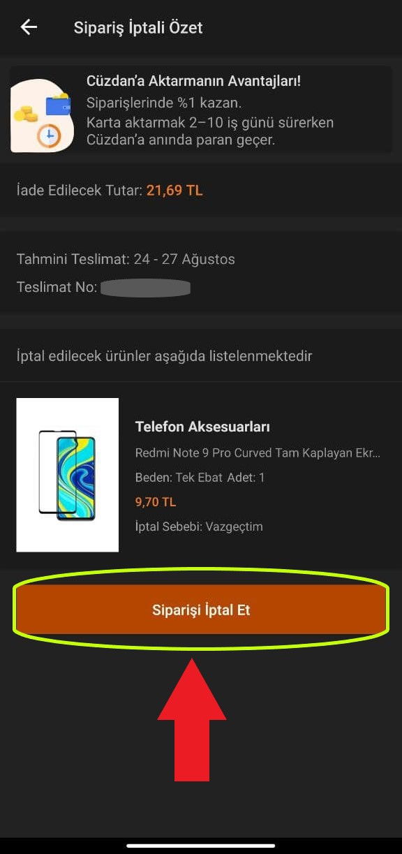 Как да откажете нарачка на Trendyol преку веб-страница и апликација: водич чекор по чекор