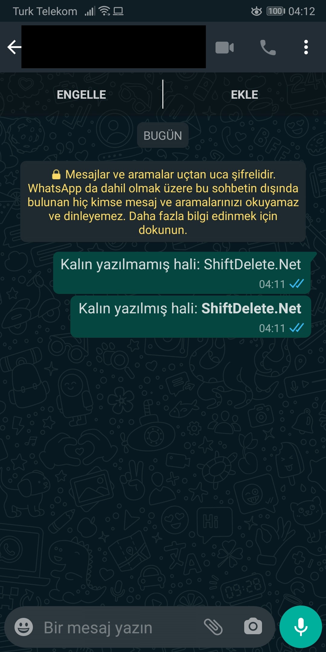 Како да користите црн фонт во WhatsApp: водич за Android, iPhone и WhatsApp Web