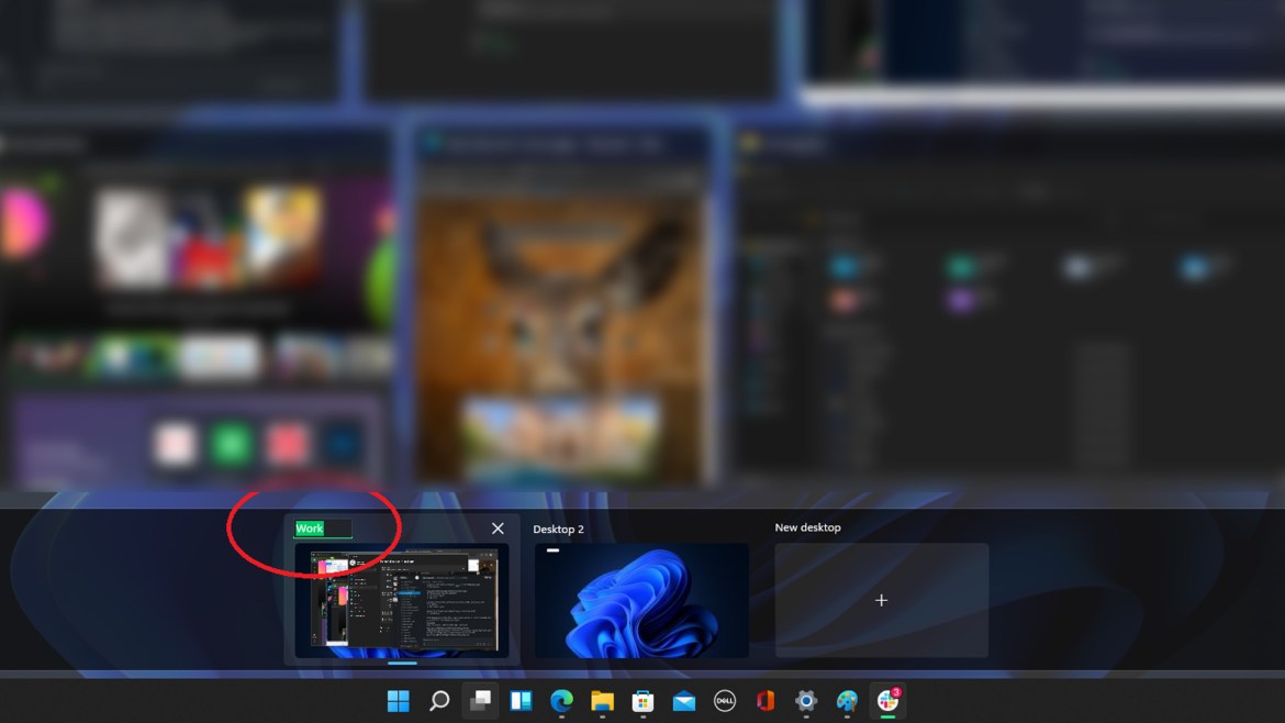 Употреба и персонализација на виртуелни работни површини во Windows 11