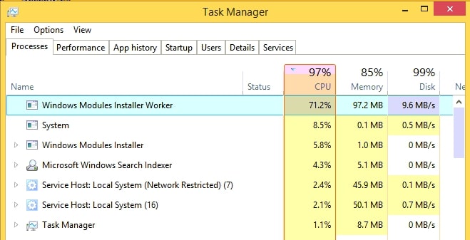 Windows Modules Installer Worker: Што е, како влијае и начини за управување