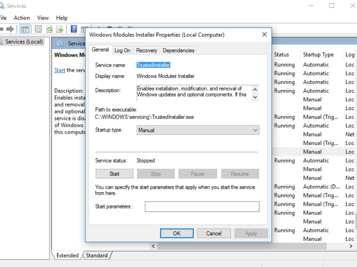 Windows Modules Installer Worker: Што е, како влијае и начини за управување
