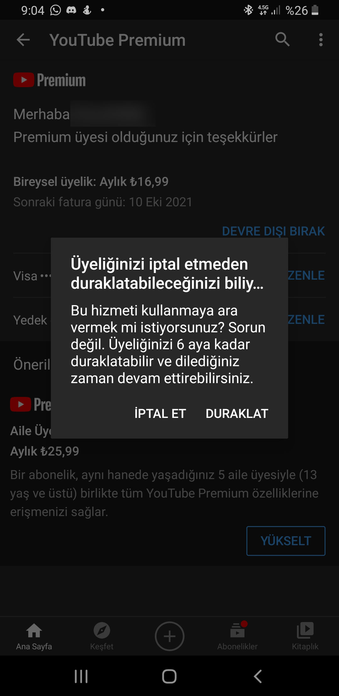 YouTube Premium: Како да ја откажете и управувате претплатата и паузирањето
