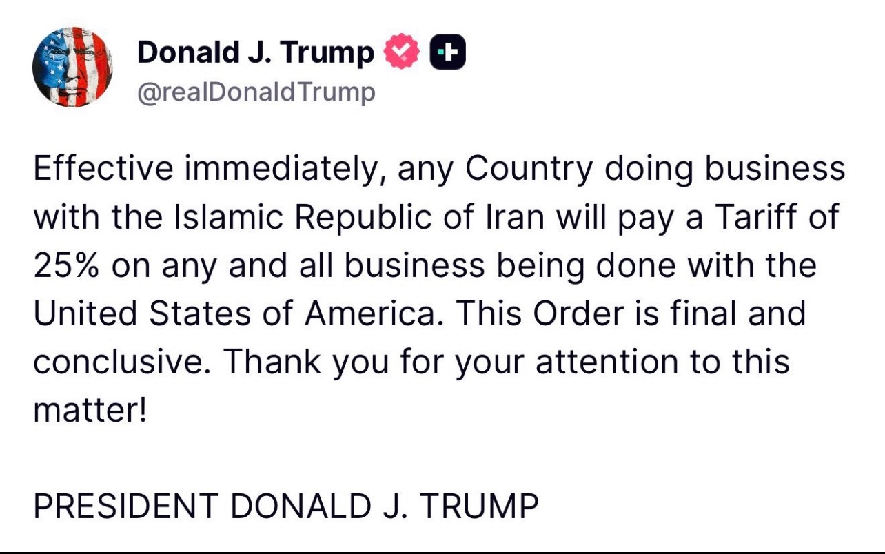 Новата одлука за царински давачки на САД и потенцијалните влијанија врз трговијата меѓу Турција и Иран