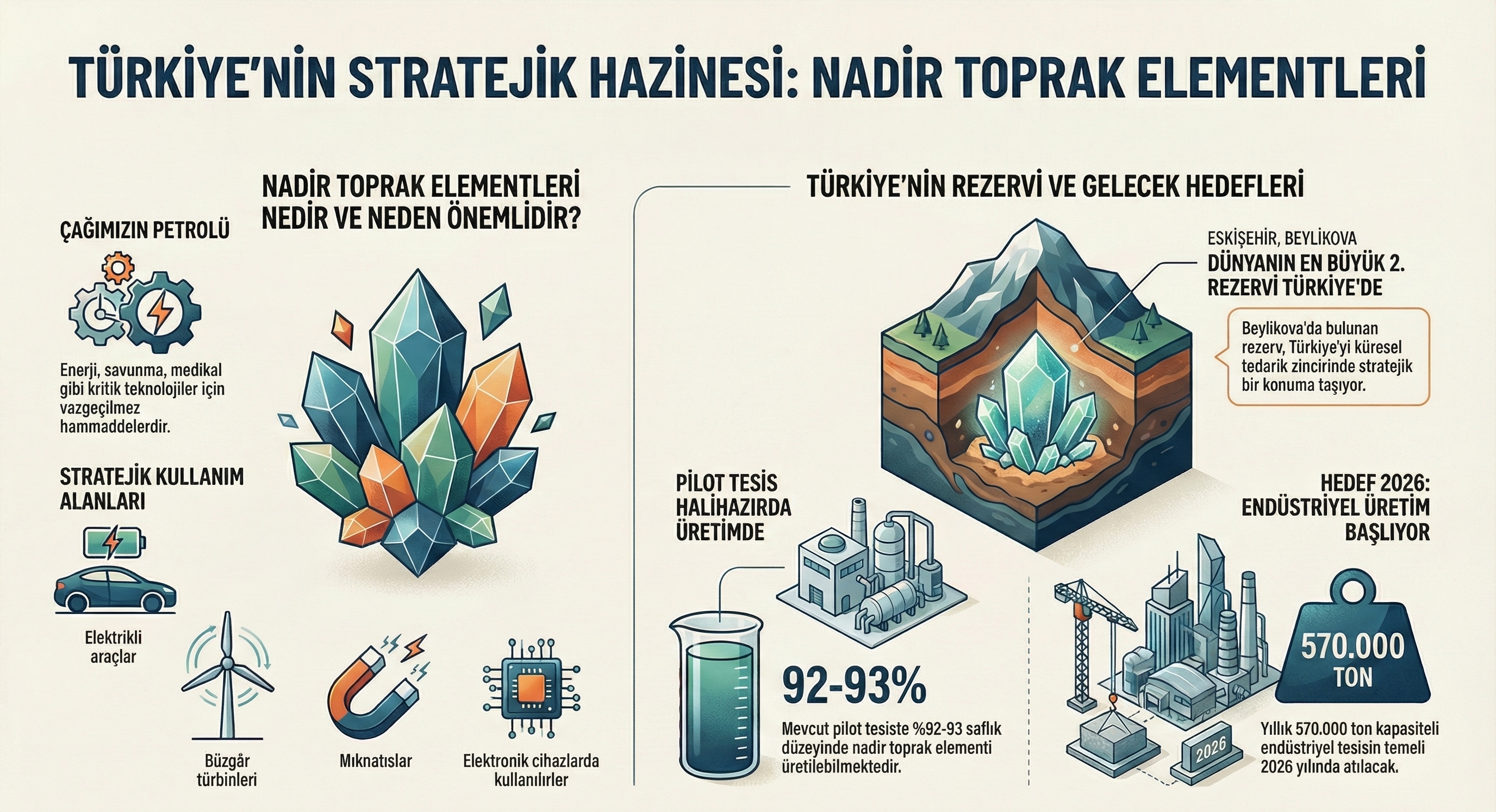Турција се подготвува за нова ера во редките земјени елементи: домашна индустрија и стратешки развој