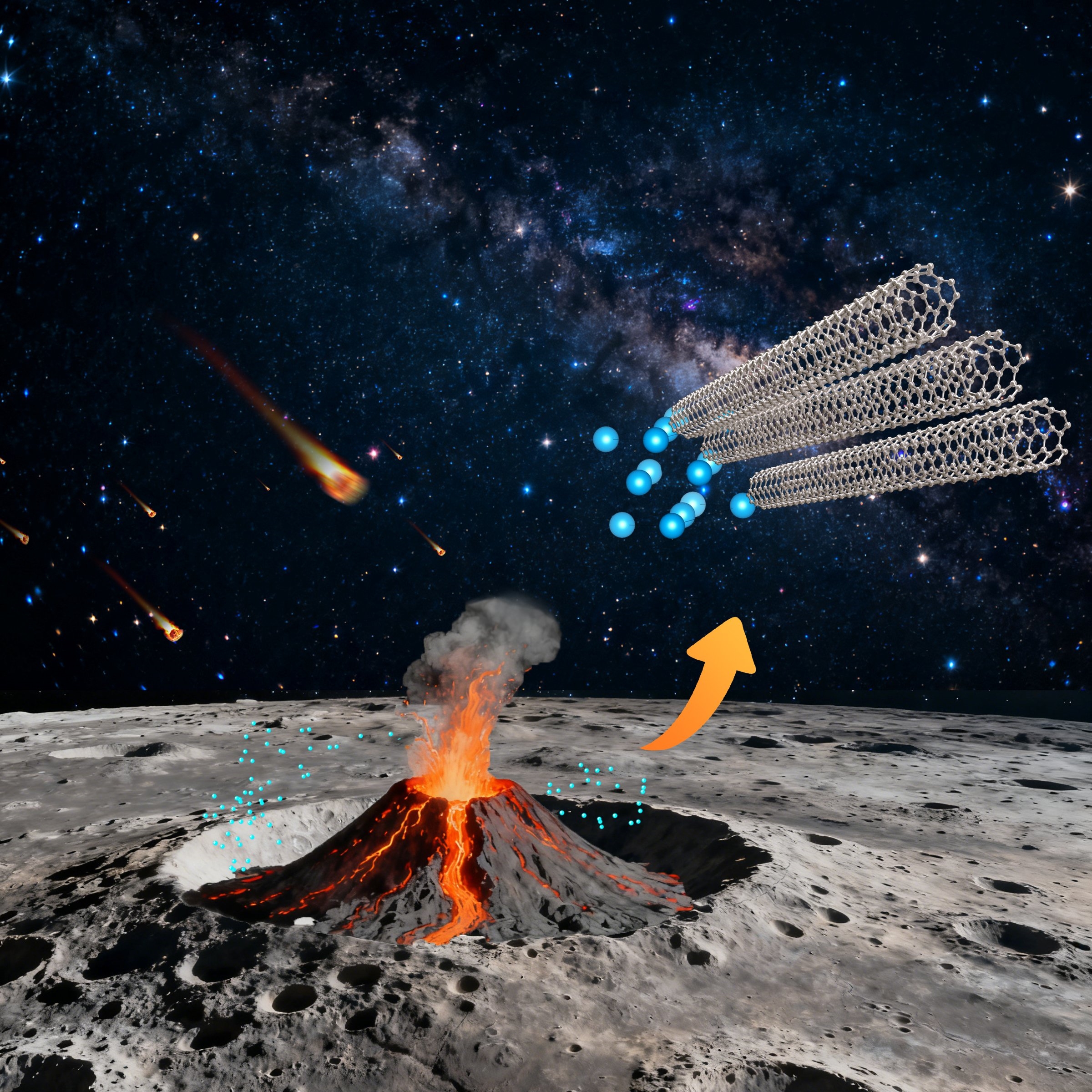 Јаглеродни нанотуби формирани во природни услови на далечната страна на Месечината: Наодот од Chang’e-6