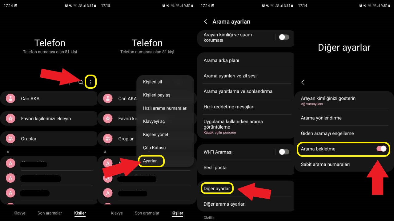 Руководство за гледање и активирање на функцијата за задржување повик на телефоните
