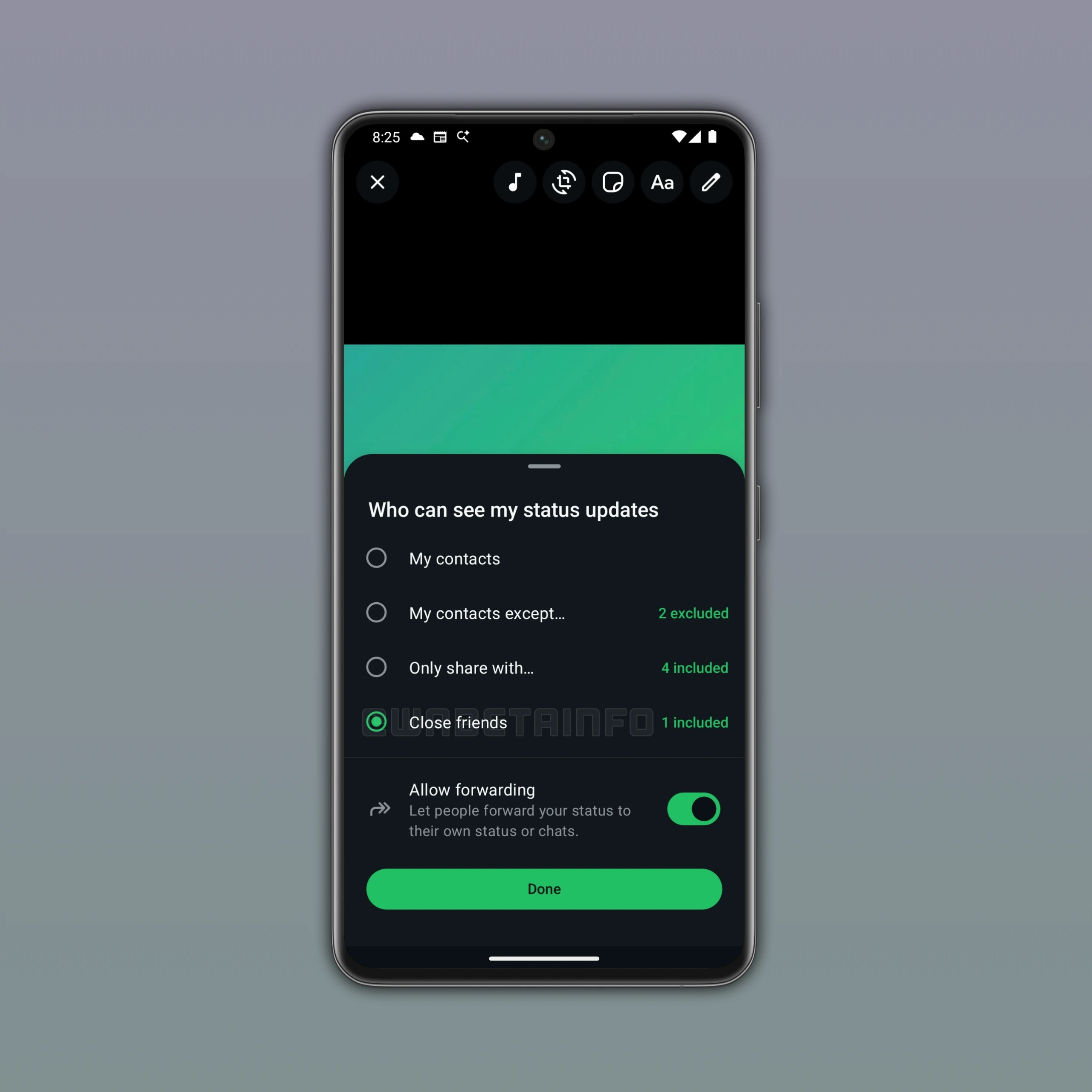 Блиската функција за пријатели за поелектронско управување со статусите