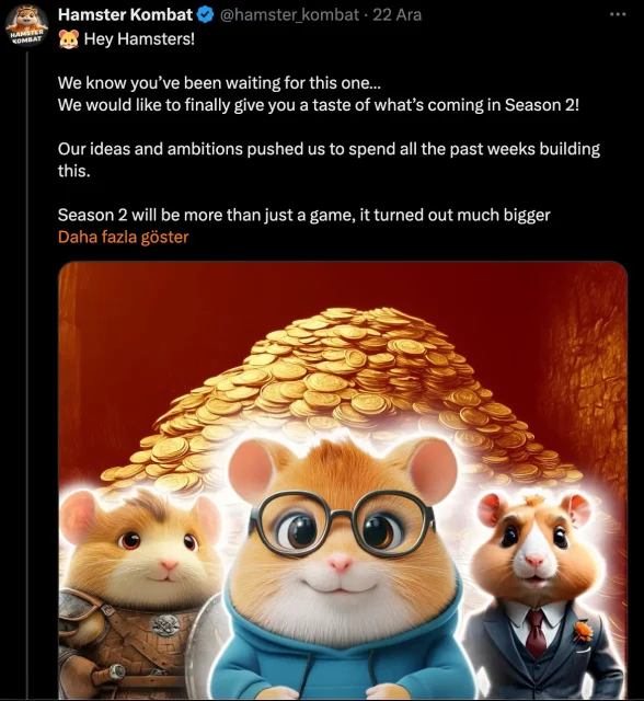 Hamster Kombat Сезона 2: Новиот раст на токенот и очекувањата