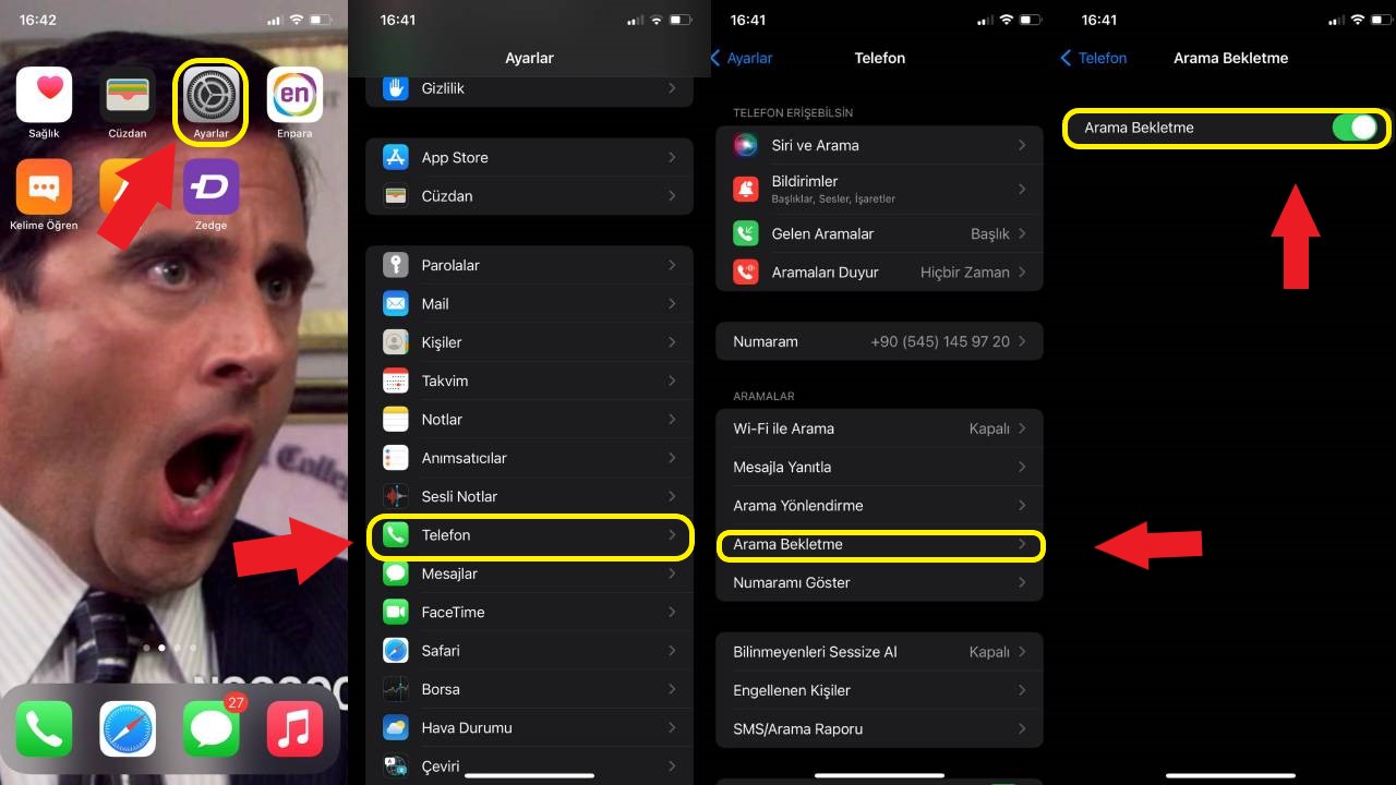Руководство за гледање и активирање на функцијата за задржување повик на телефоните