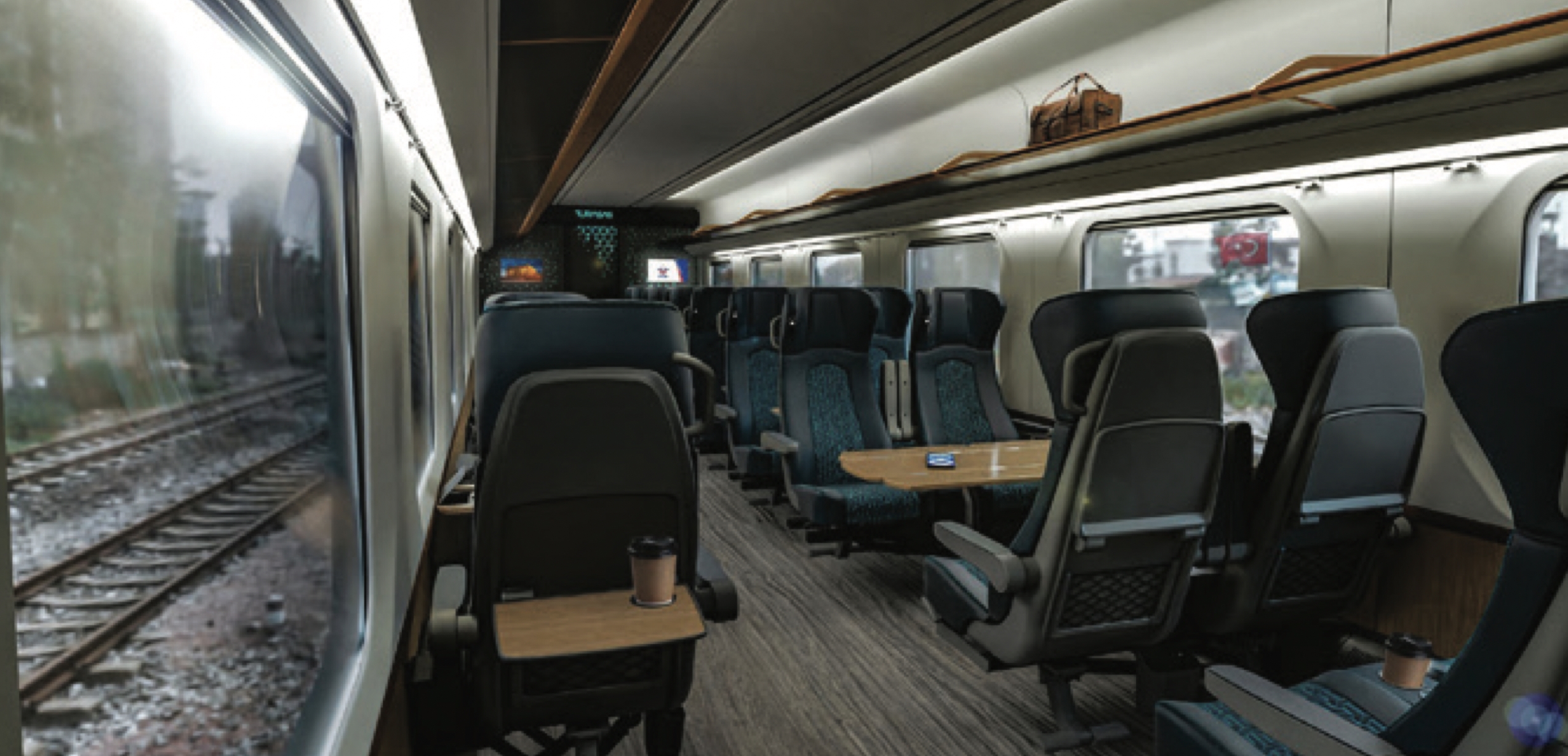 Национален Електричен Брз Возен Комплект со кој Турција го реализира својот визиони за брз патнички превоз