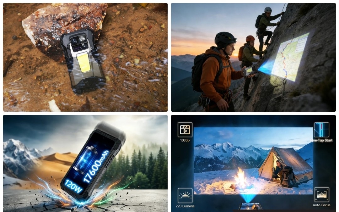 8849 TANK X: Долготраен и новиот модел на издржливи паметни телефони со проектор