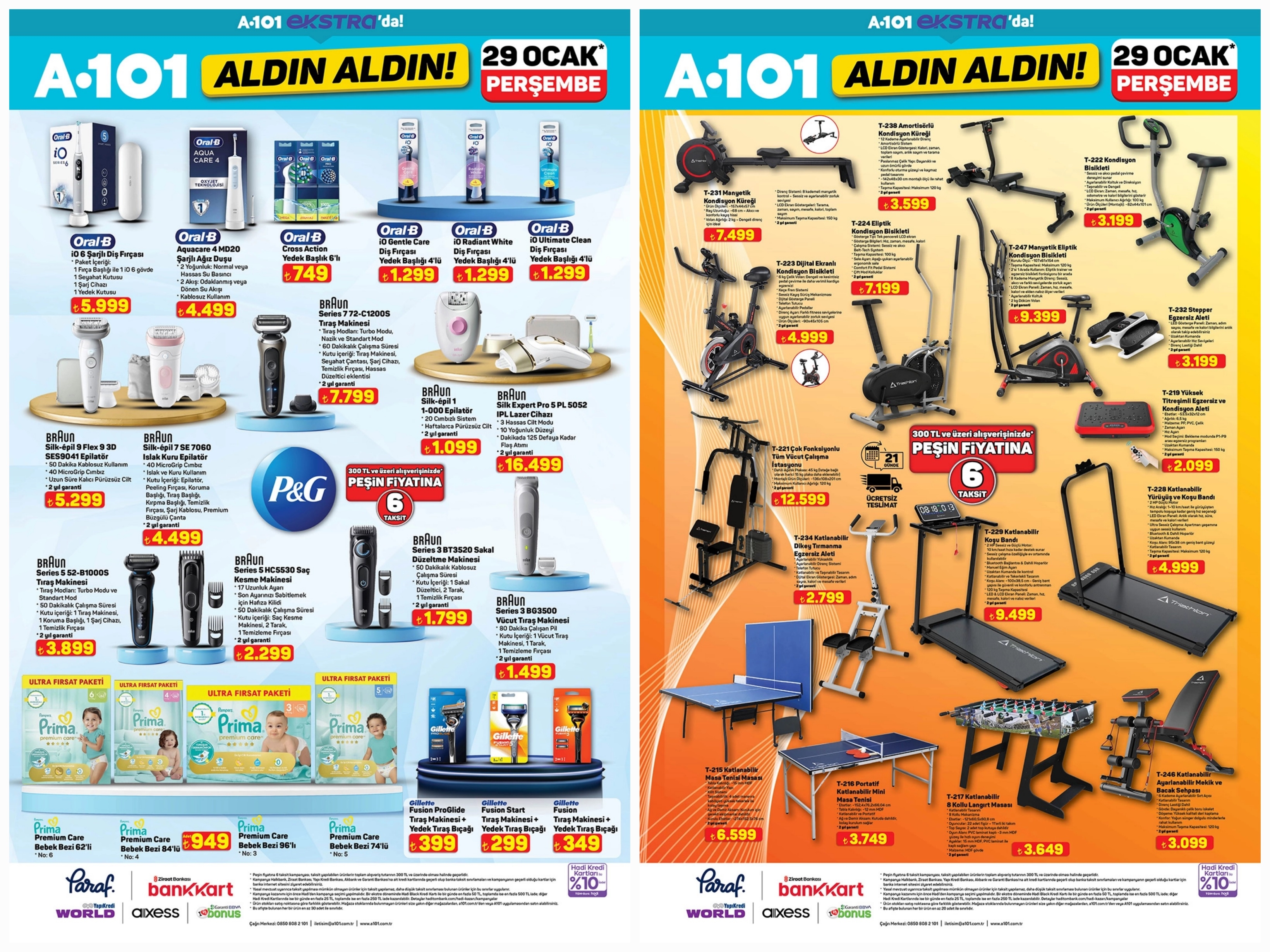 Достапни уреди за тело и уста за технологија во A101 екстра каталогот